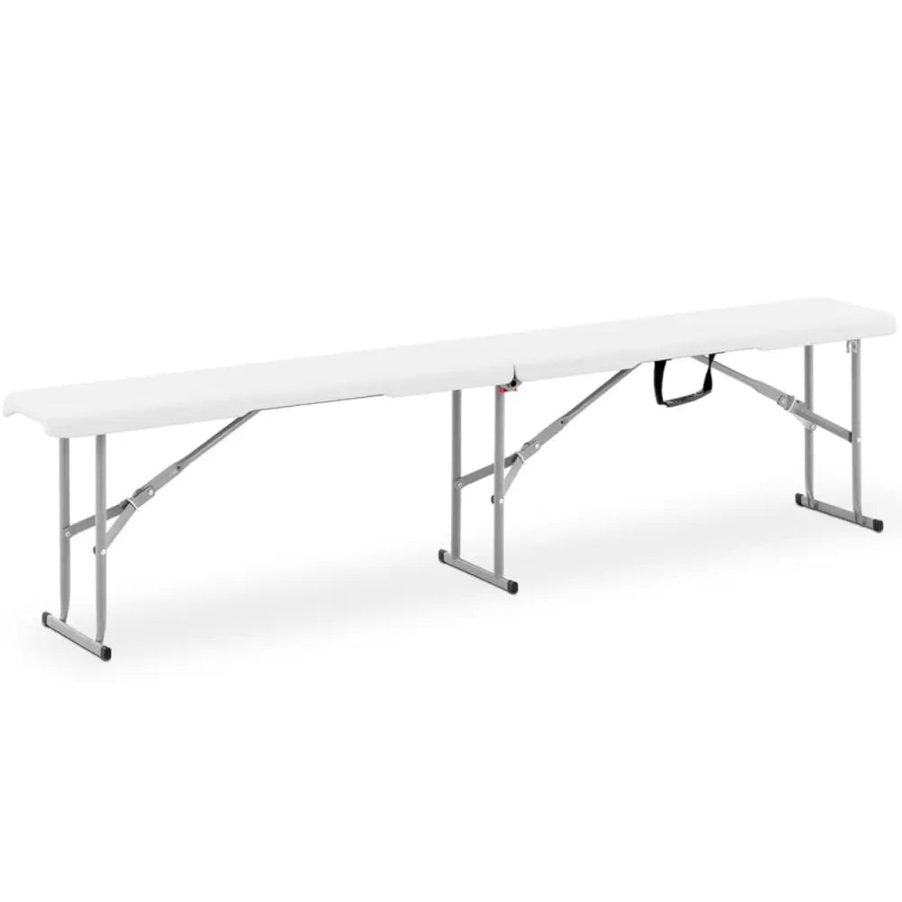 Benk Catering Hage Brette Hvit Opptil 300 Kg 183 x 30 x 43 Cm