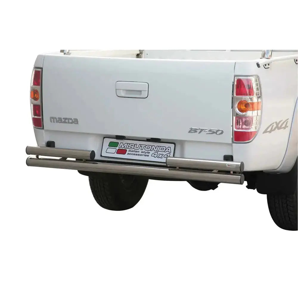 Beskyttelse Rør Bakre Dobbelt Inox Mazda Bt50 2009-2012 Double Cab Version