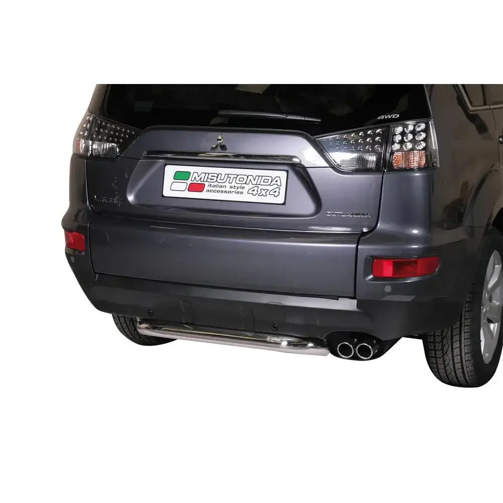 Beskyttelse Rør Bakre Inox Mitsubishi Outlander 2010-2012