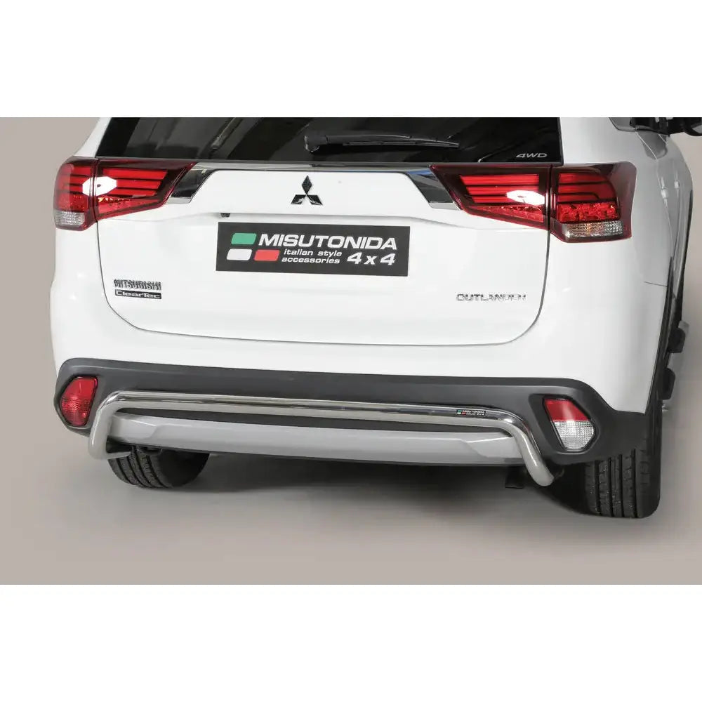Beskyttelse Rør Bakre Inox Mitsubishi Outlander 2015 >