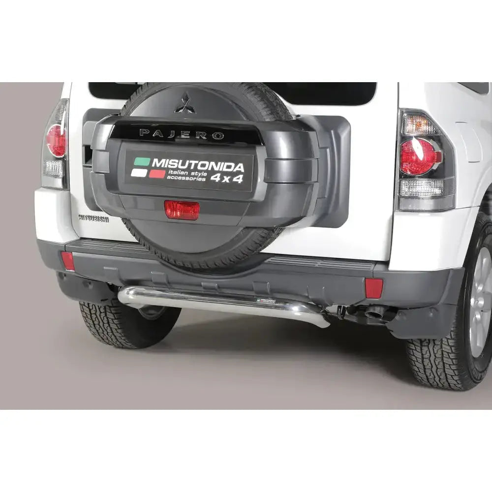 Beskyttelse Rør Bakre Inox Mitsubishi Pajero 2007 > 3 Doors Version