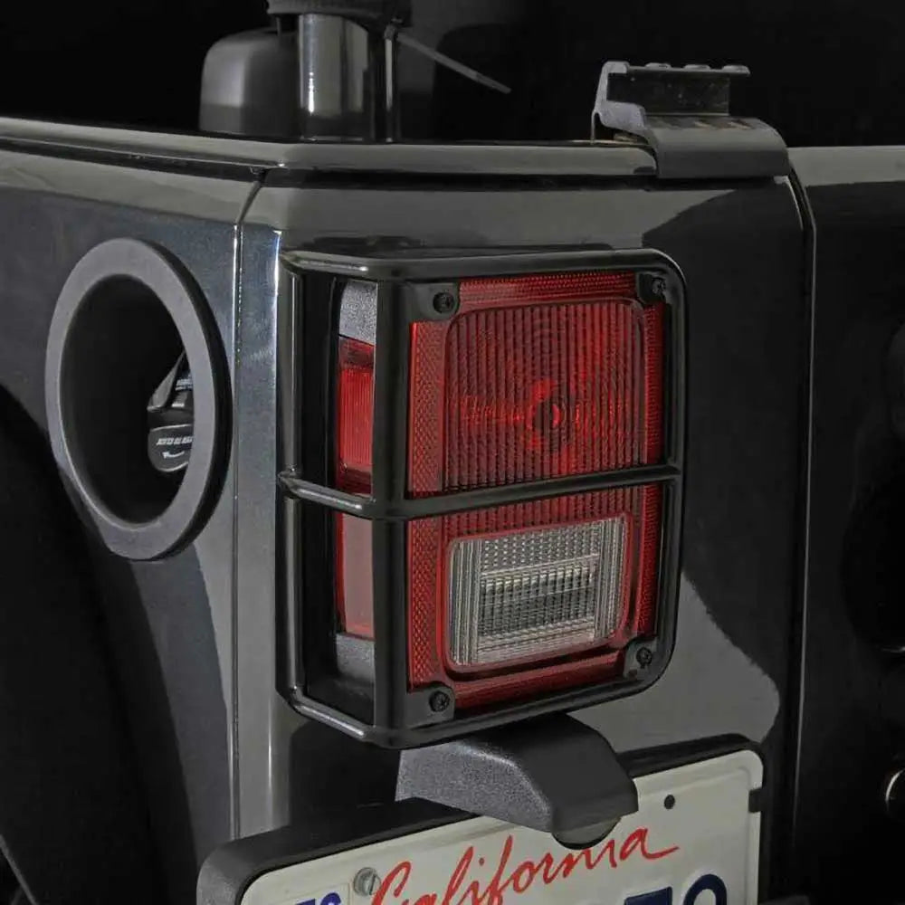 Beskyttelsesdeksler for Bakre Sorte Lykter - Jeep Wrangler Jk 2 d 07-18