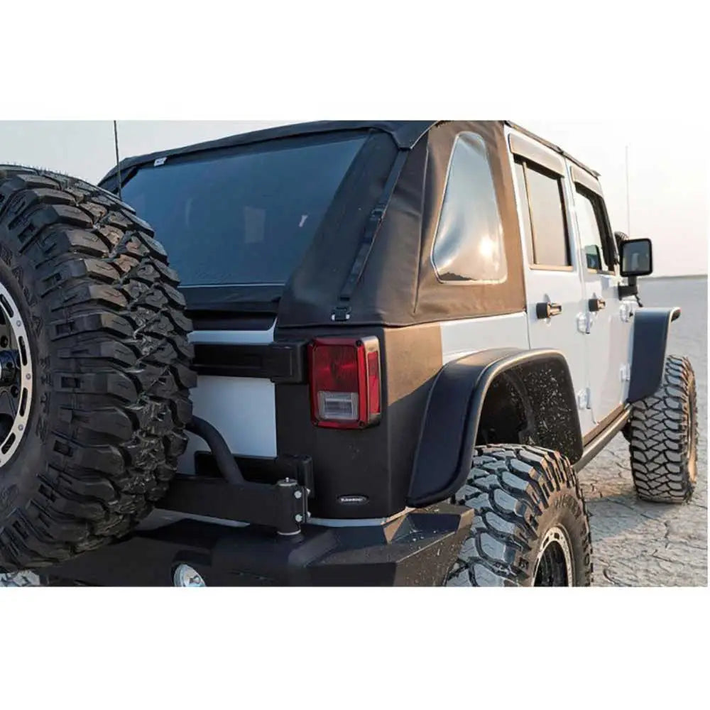 Beskyttelsesvinkler bak Bushwacker - Jeep Wrangler Jl 4 d 18-