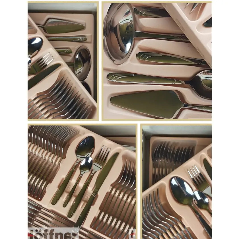 Bestikksett i Koffert 72 Deler for 12 Personer