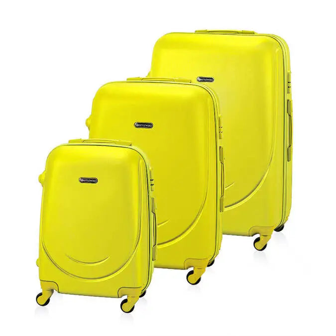 Betlewski Koffertsett Bwa-001 3-delt Gul