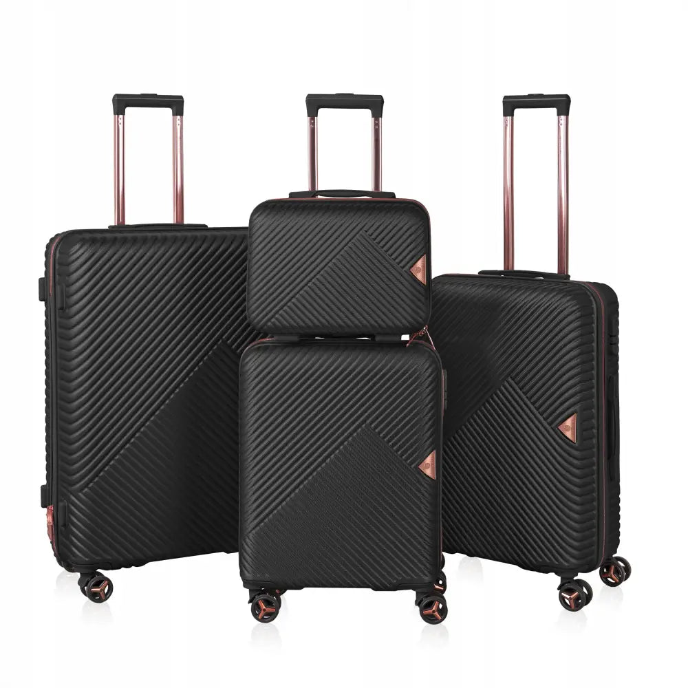 Betlewski Stort Sett med Reisebagasje Koffertsett med Kosmetikkveske