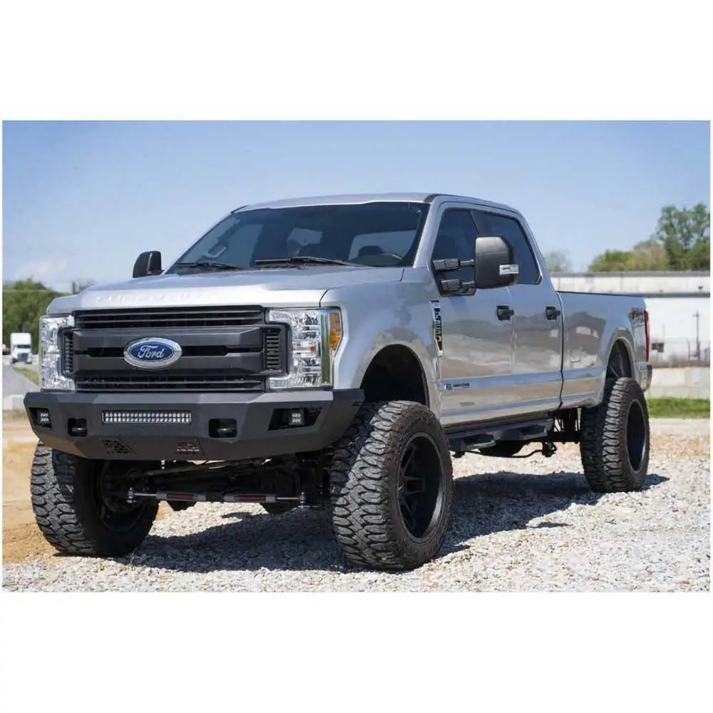 Bil Stålstøtfanger med Lys Fremme - Ford F250 17-22
