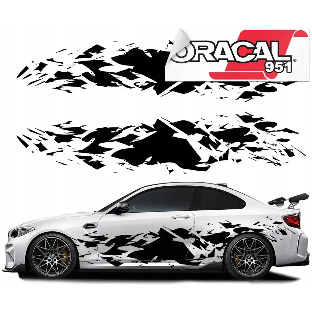 Bildekaler til Bilside Form 200x44 Cm 951