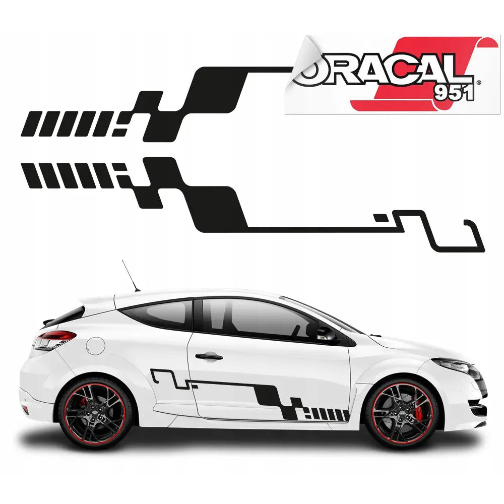 Bildekaler til Bilside Rs Mønster 30x150cm 2stk Mg