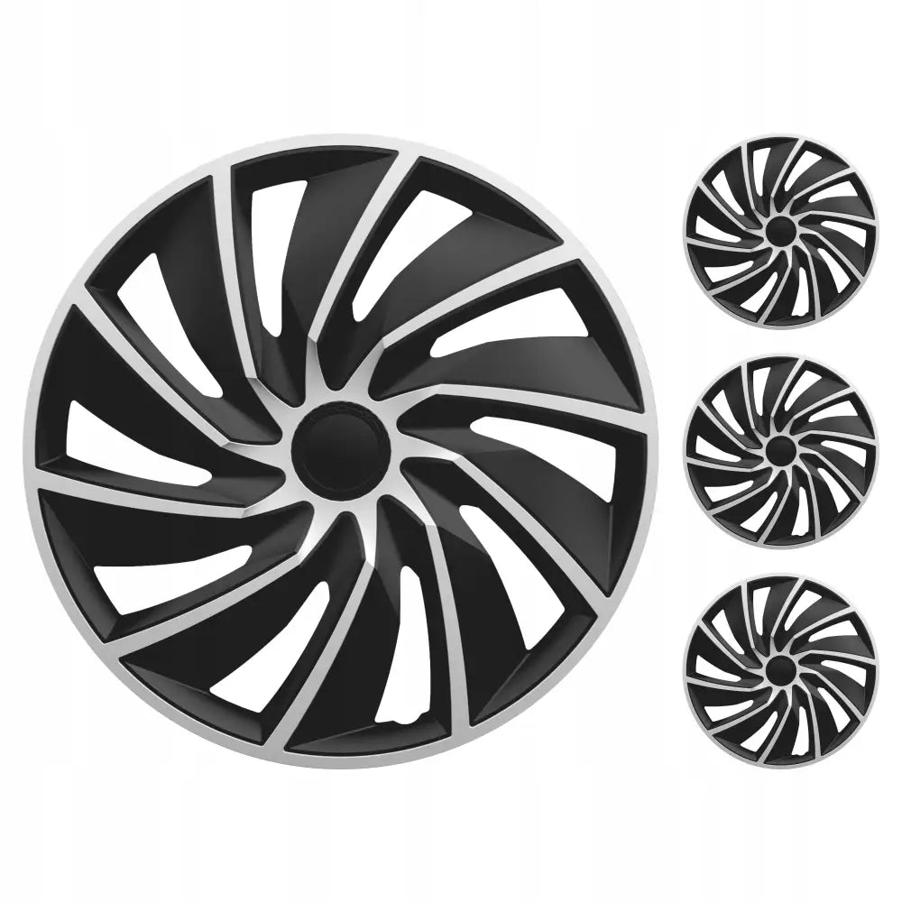 Bildekapsler Turbo Silver Black 13’’