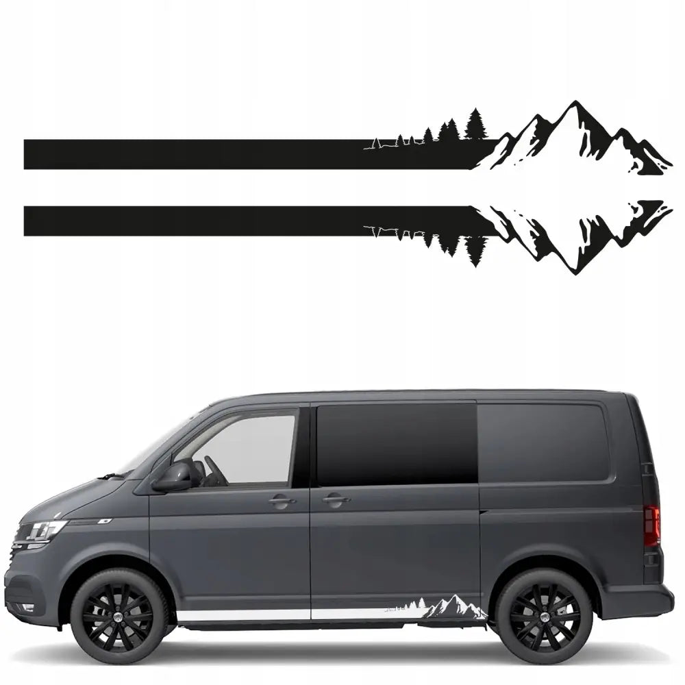 Bildekor for Bilens Side med Fjellandskap 15x250cm