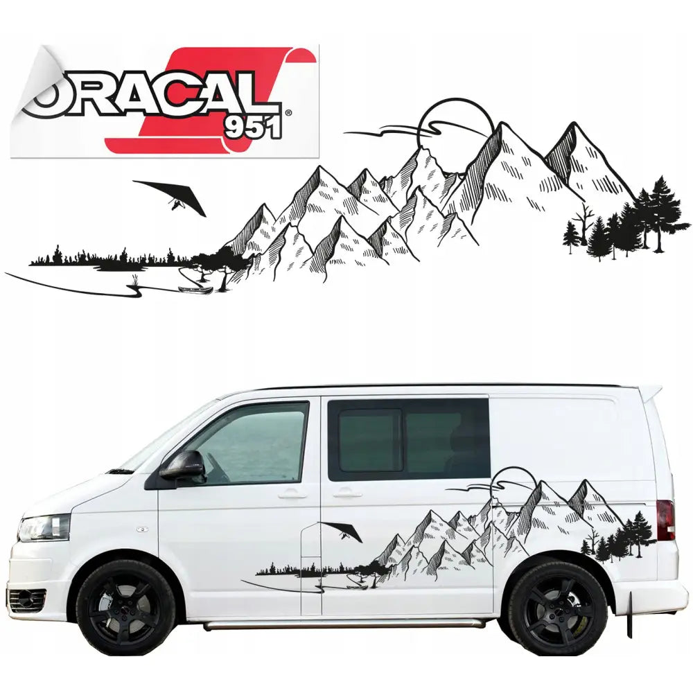 Bildekor for Bilside Skog Fjell Innsjø 72x250