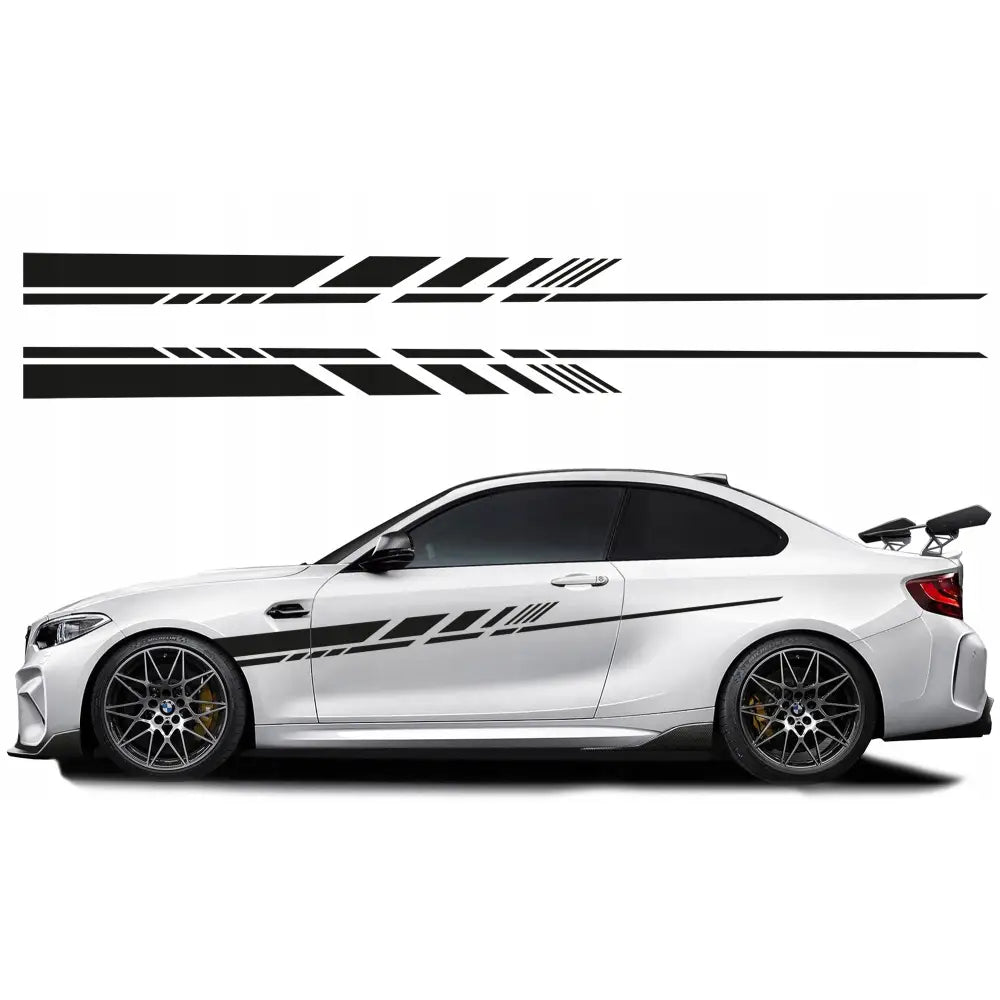 Bildekorasjonsklistremerker Side Striper 220x115cm Mg