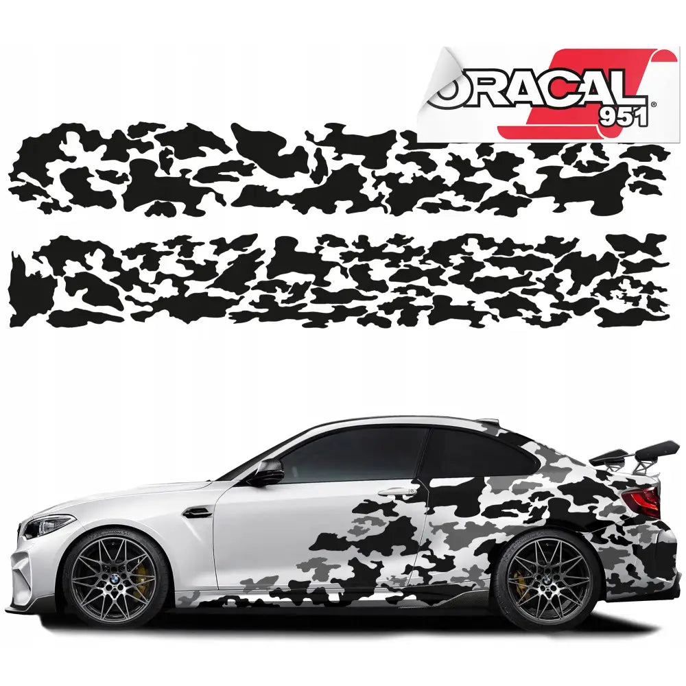 Bilfolie i Camo Moro 44x600cm Film 951