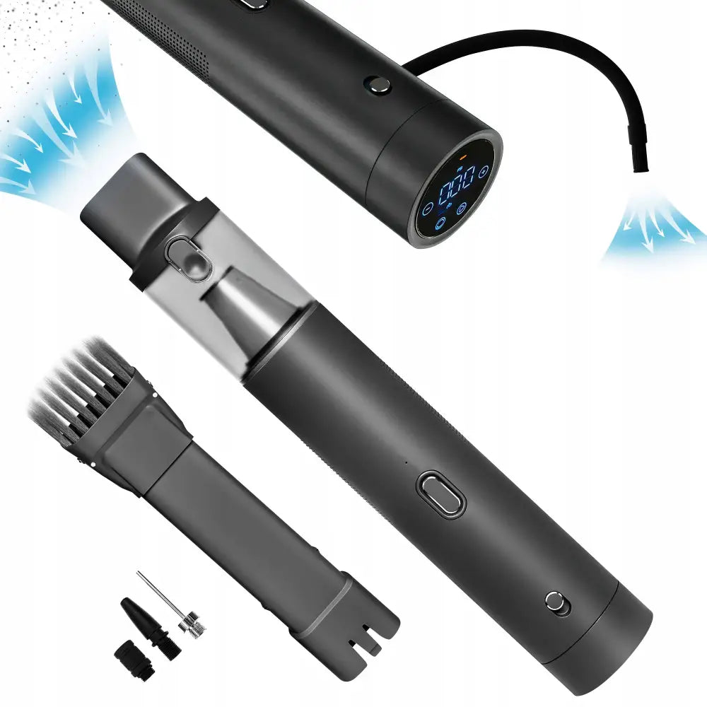 Bilkompressor + Støvsuger 2-i-1 Extralink