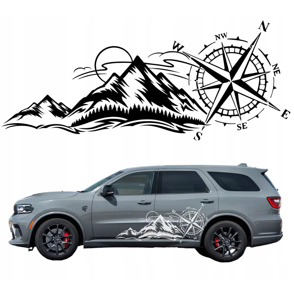 Bilmerke Kompasrose Offroad 94x224cm Mg281