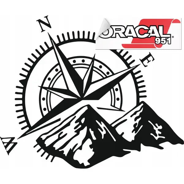 Bilmerke Kompass Fjell Offroad 60x60 951