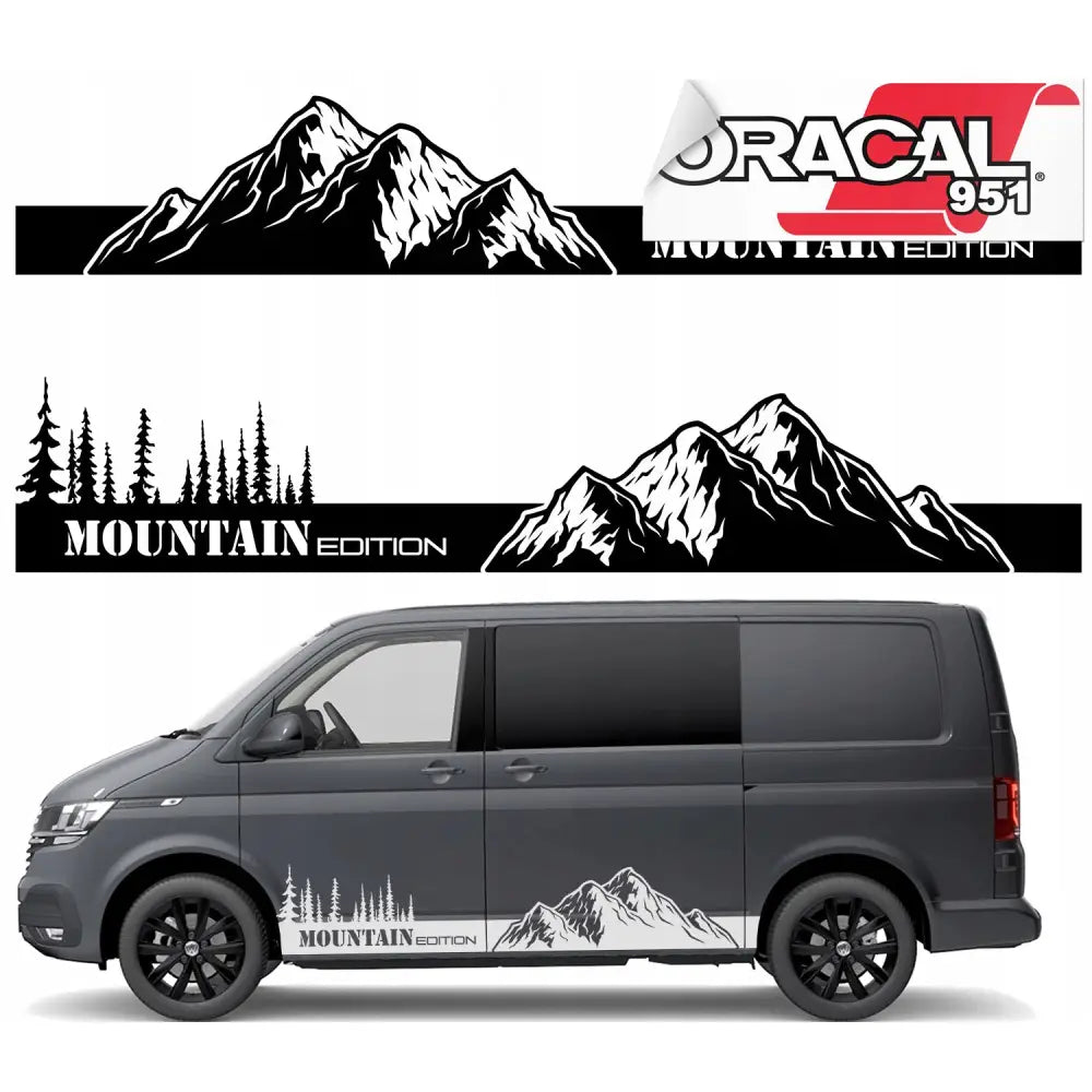 Bilsideklistremerke Fjell 43x232 2stk 951