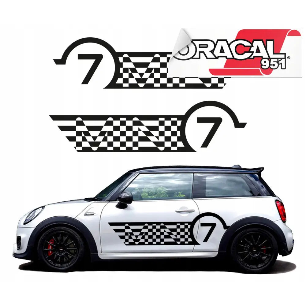 Bilsideklistremerker Mini 170x44cm Vinylfolie 951