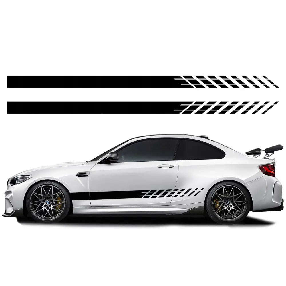 Bilsideklistremerker Stripene 180x8cm