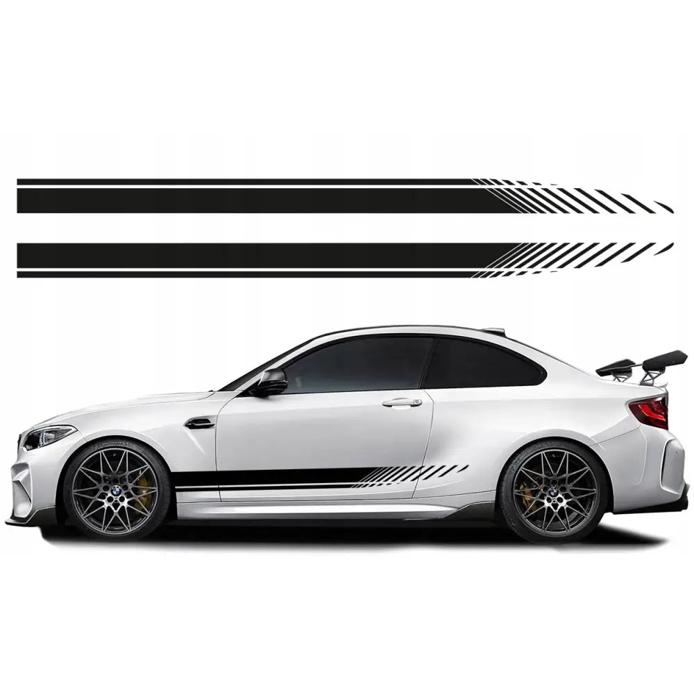 Bilsideklistremerker Striper 200x11cm