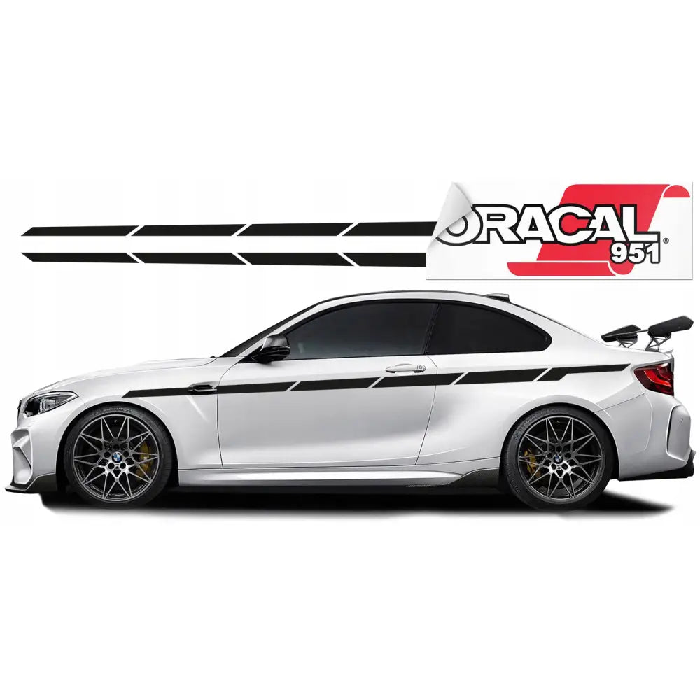 Bilsideklistremerker Striper 300x8cm 951