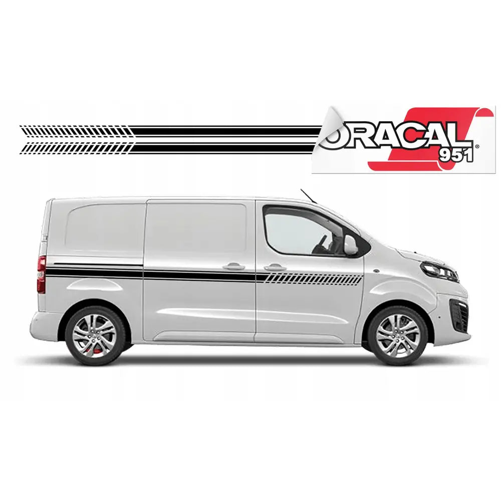 Bilstripesett for Sidedekor 350x9cm 2stk