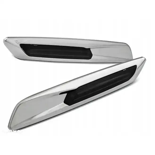 Blinklys Bmw E60/ E90/ E92/ E82 Led F10 Style Smoke Sølv Chrome