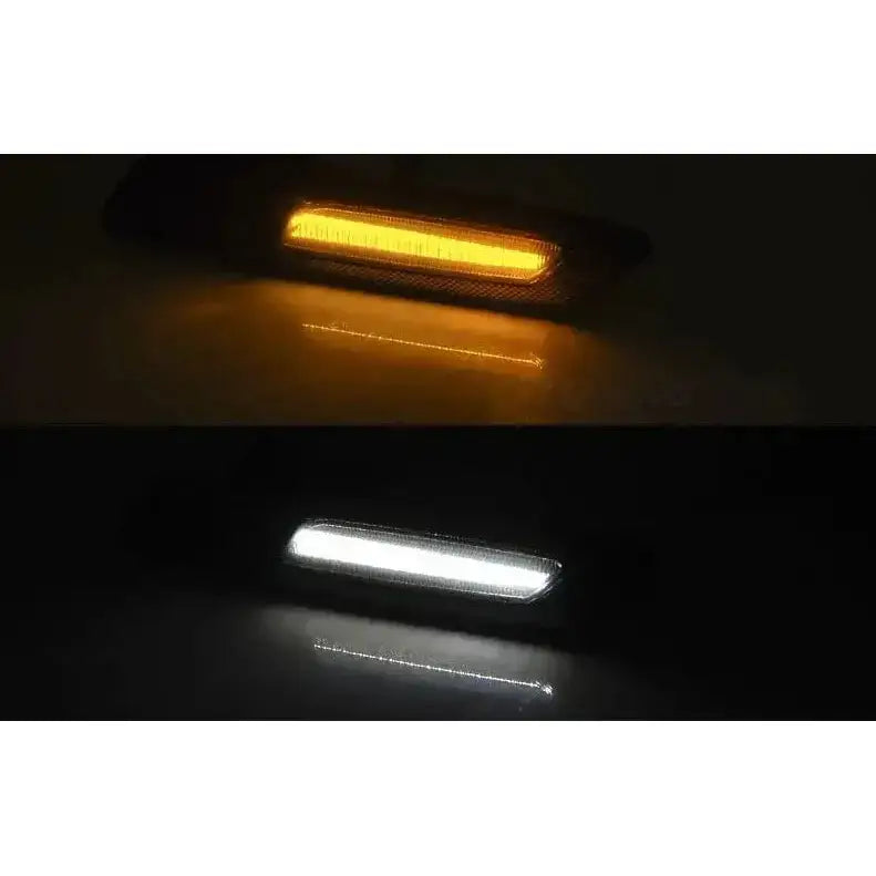 Blinklys Bmw E60/ E90/ E92/ E82 Led F10 Style Smoke Sølv Chrome