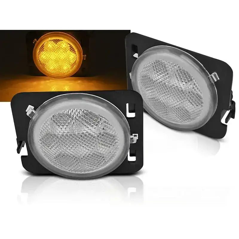 Blinklys Jeep Wrangler Jk 07-18 Led Chrome