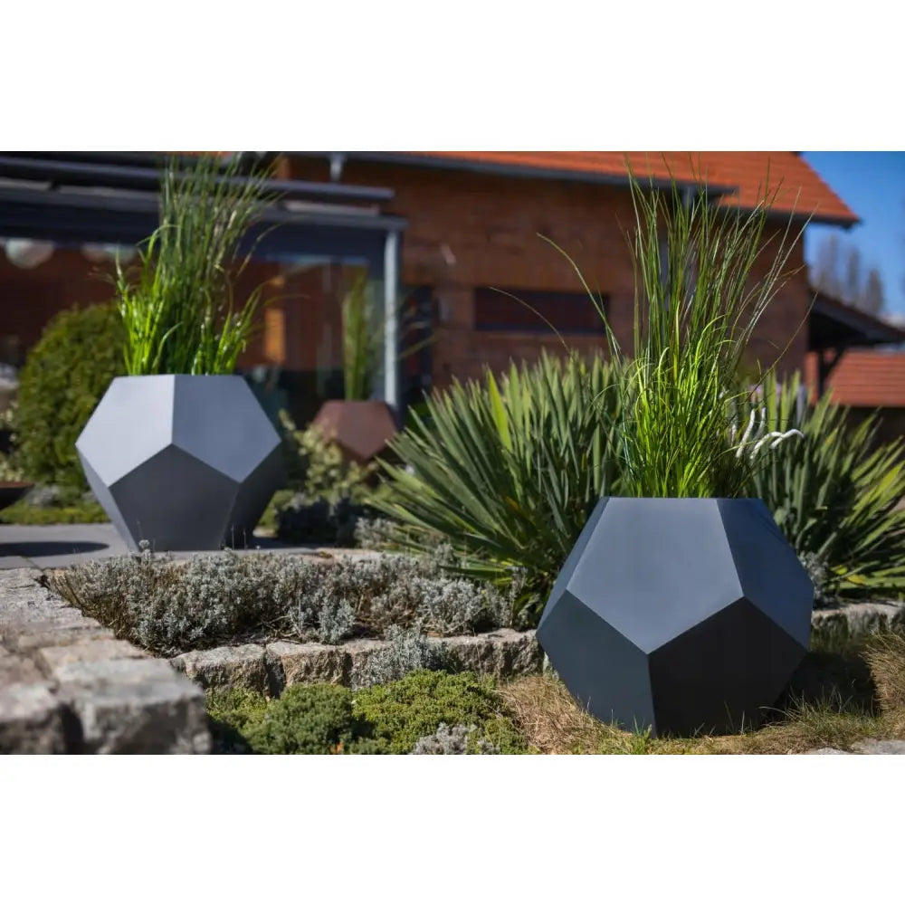 Blomsterpotte Alma Grå (med Indre Hylle)