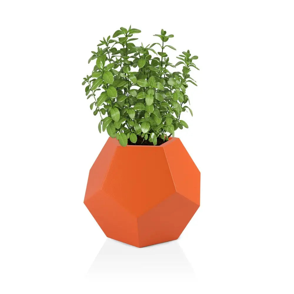 Blomsterpotte Alma Oransje (med Indre Hylle)