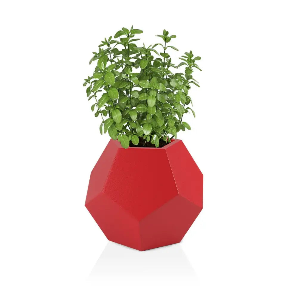 Blomsterpotte Alma Rød (med Indre Hylle)