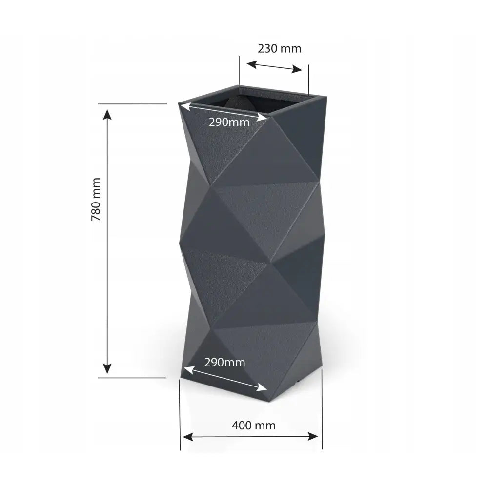 Blomsterpotte Asti Grå (full Kapasitet)