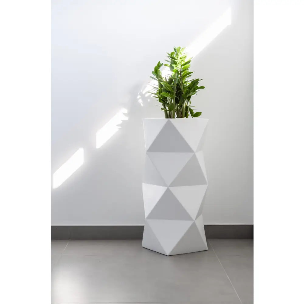 Blomsterpotte Asti Lime (med Indre Hylle + Vann Drenering)