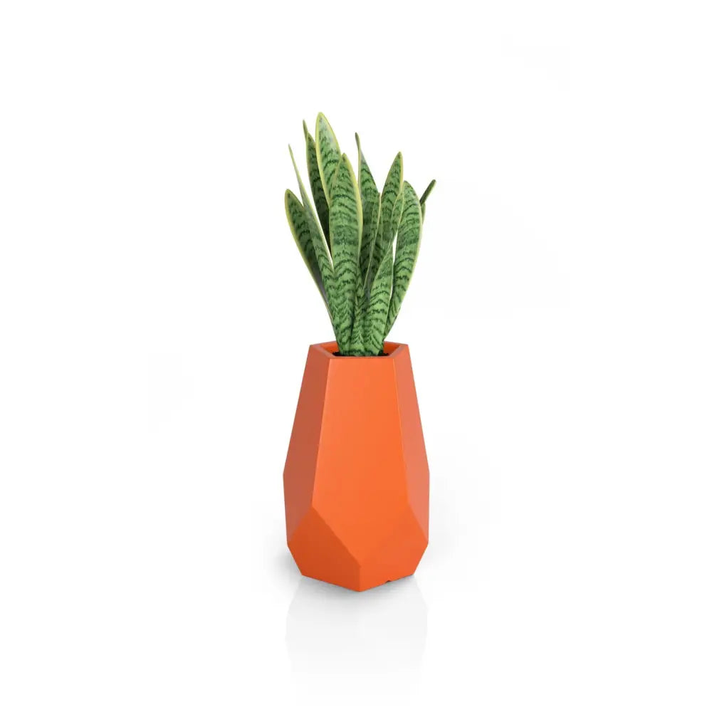 Blomsterpotte Bari Oransje (med Indre Hylle)