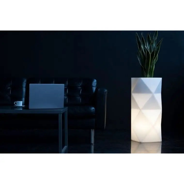 Blomsterpotte Belyst Asti Light Rgb-pære (hvit Innendørskabel med Bryter)