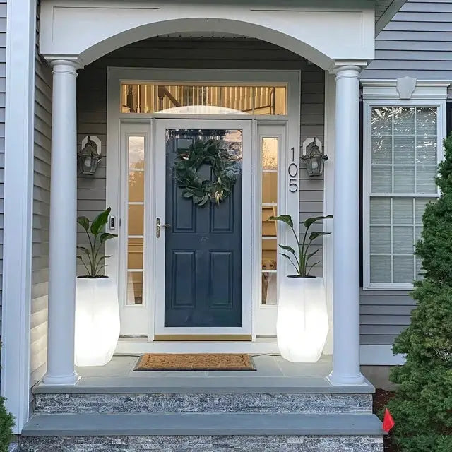 Blomsterpotte Belyst Bari Light Kaldt Lys (svart Kabel)