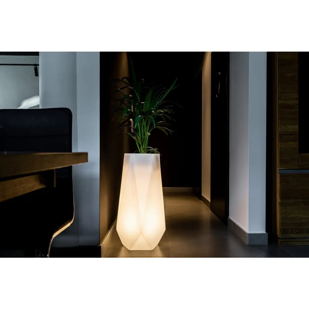 Blomsterpotte Belyst Siena Light Rgb-pære (svart Kabel)