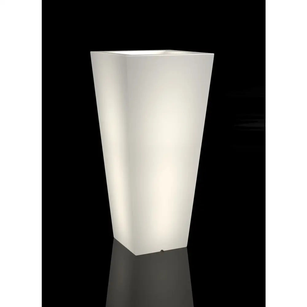Blomsterpotte Belyst Slim Line m Light Rgb-pære (hvit Innendørskabel med Bryter)