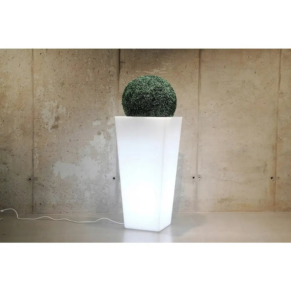 Blomsterpotte Belyst Slim Line m Light Rgb-pære (svart Kabel)