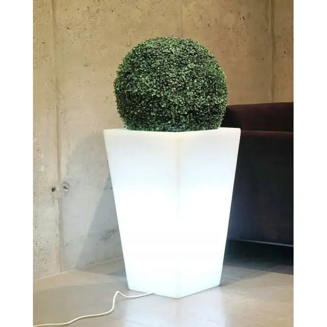 Blomsterpotte Belyst Slim Line s Light Kaldt Lys (svart Kabel)
