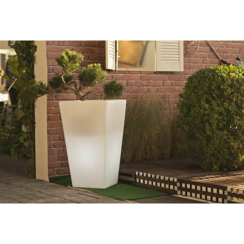 Blomsterpotte Belyst Slim Line s Light Varmt Lys (svart Kabel)