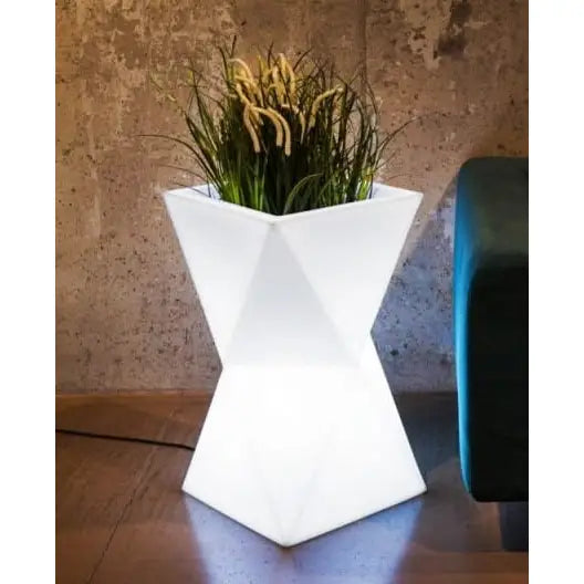 Blomsterpotte Belyst Valencia Light Rgb-pære (hvit Innendørskabel med Bryter)