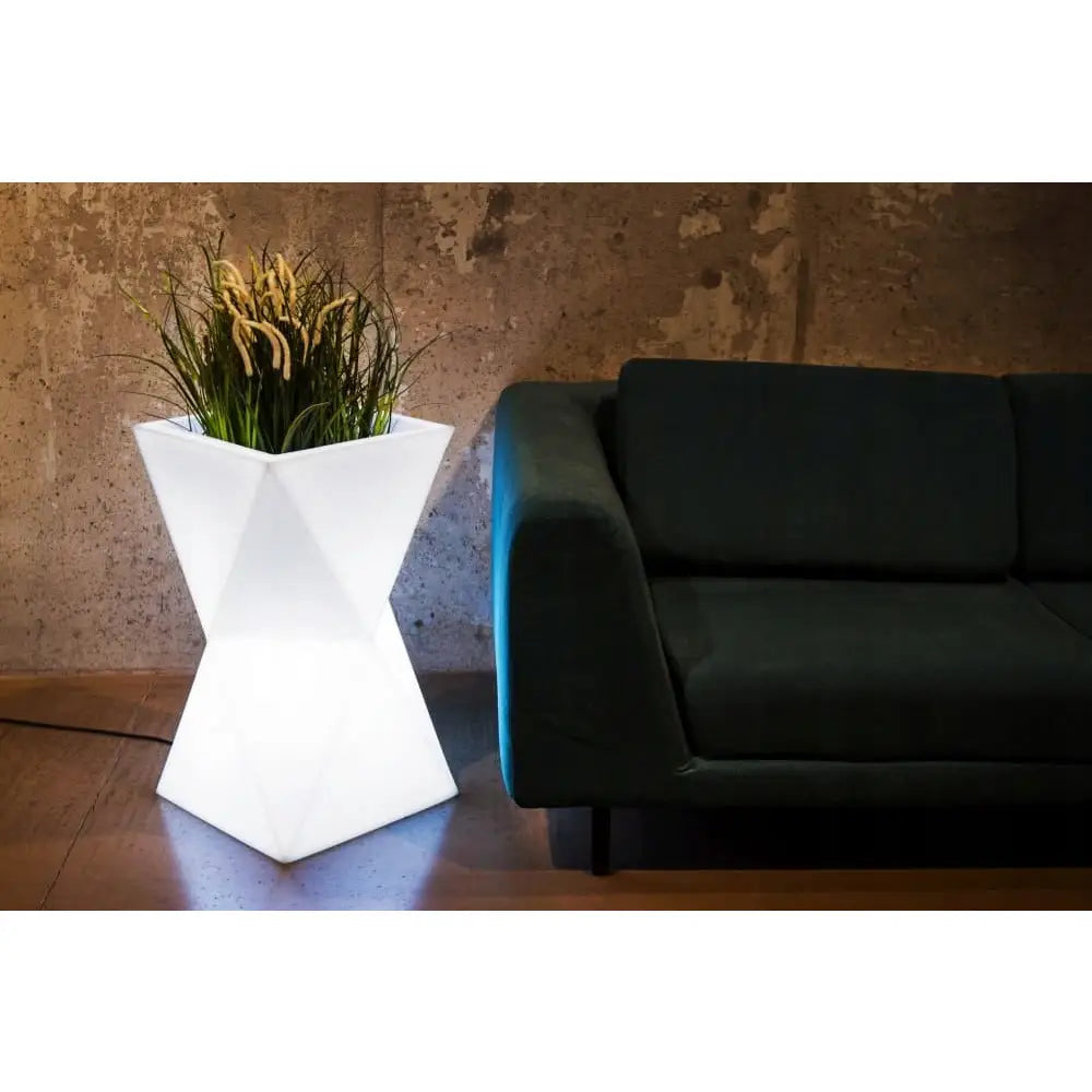 Blomsterpotte Belyst Valencia Light Rgb-pære (svart Kabel)