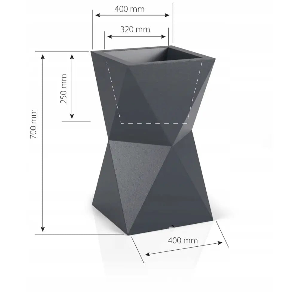 Blomsterpotte Belyst Valencia Light Rgb-pære (svart Kabel)