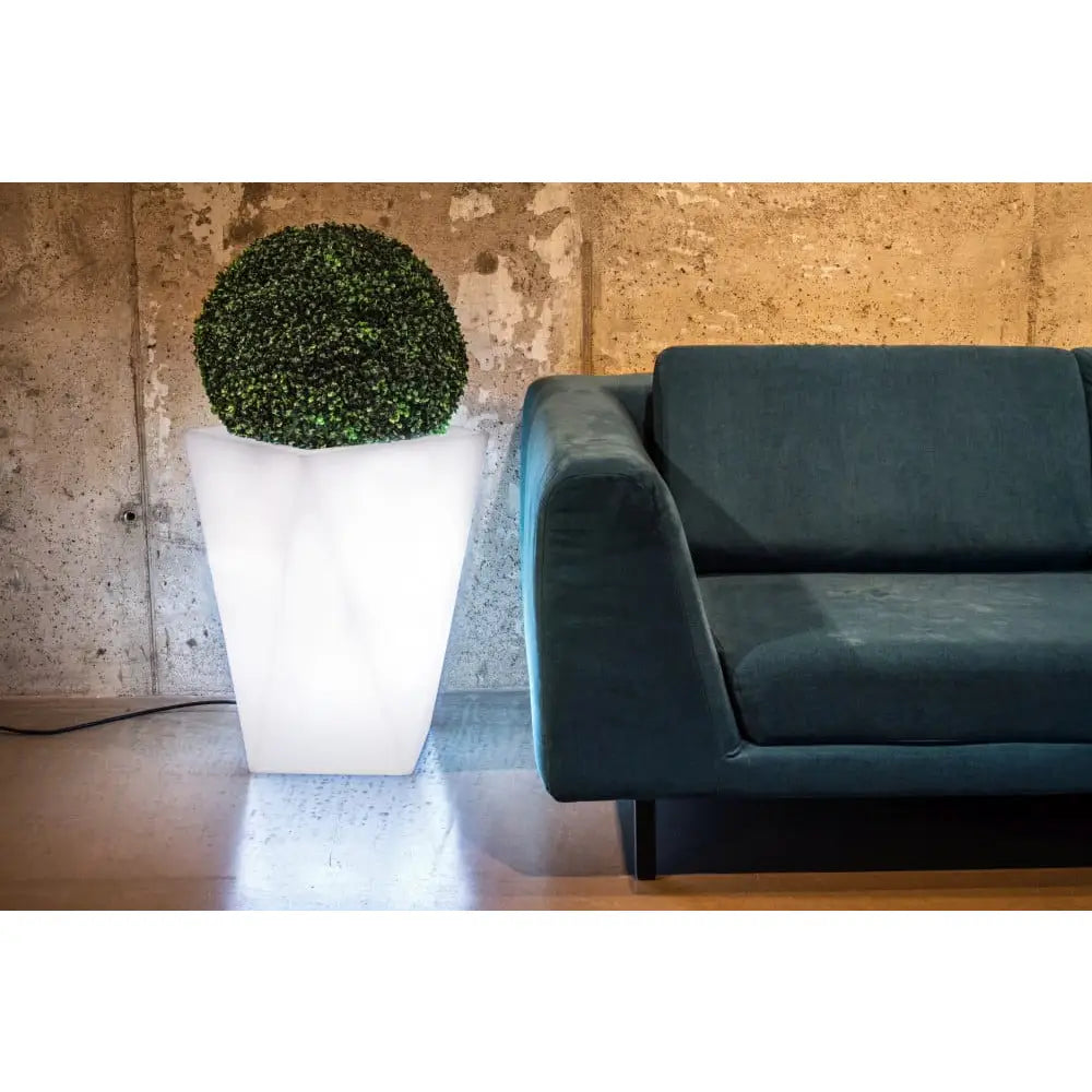 Blomsterpotte Belyst Vaso Light Kaldt Lys (hvit Innendørskabel)