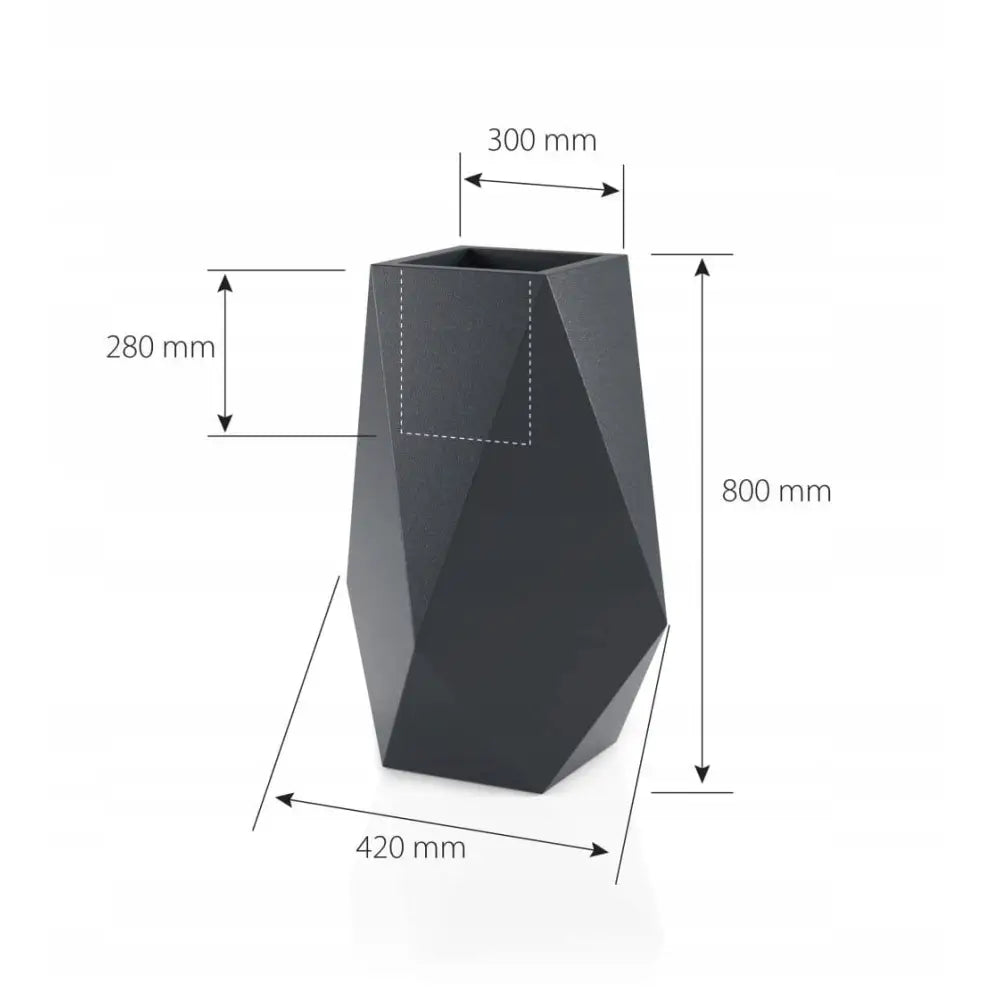 Blomsterpotte Belyst Volcano Light Kaldt Lys (svart Kabel)