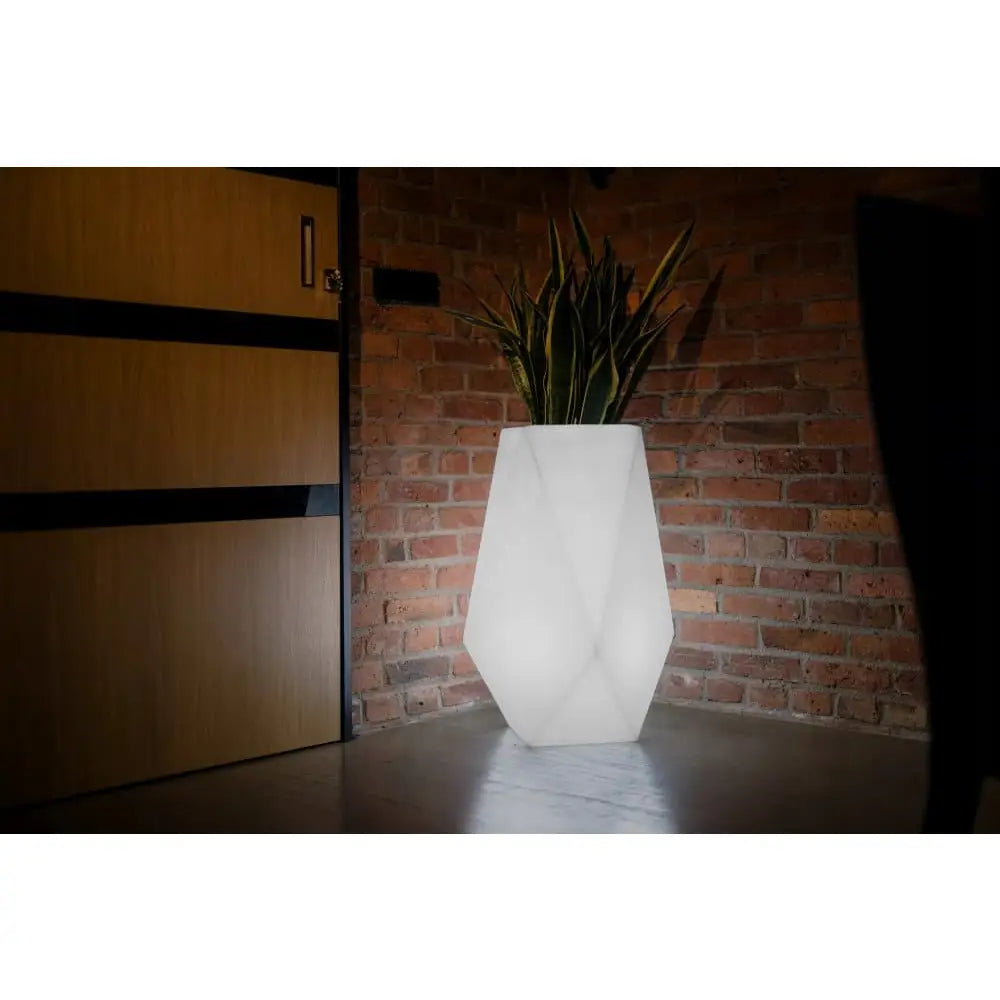 Blomsterpotte Belyst Volcano Light Rgb-pære (svart Kabel)