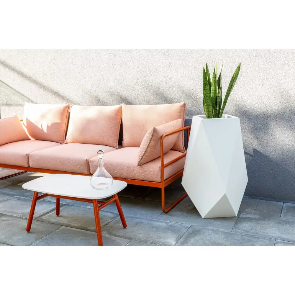 Blomsterpotte Belyst Volcano Light Varmt Lys (hvit Innendørskabel med Bryter)